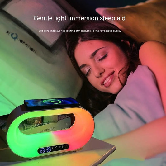 Intelligent 3 In 1 LED Night Light Wireless Charger Alarm Clock ™